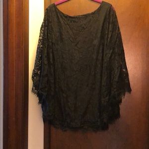 Lace poncho